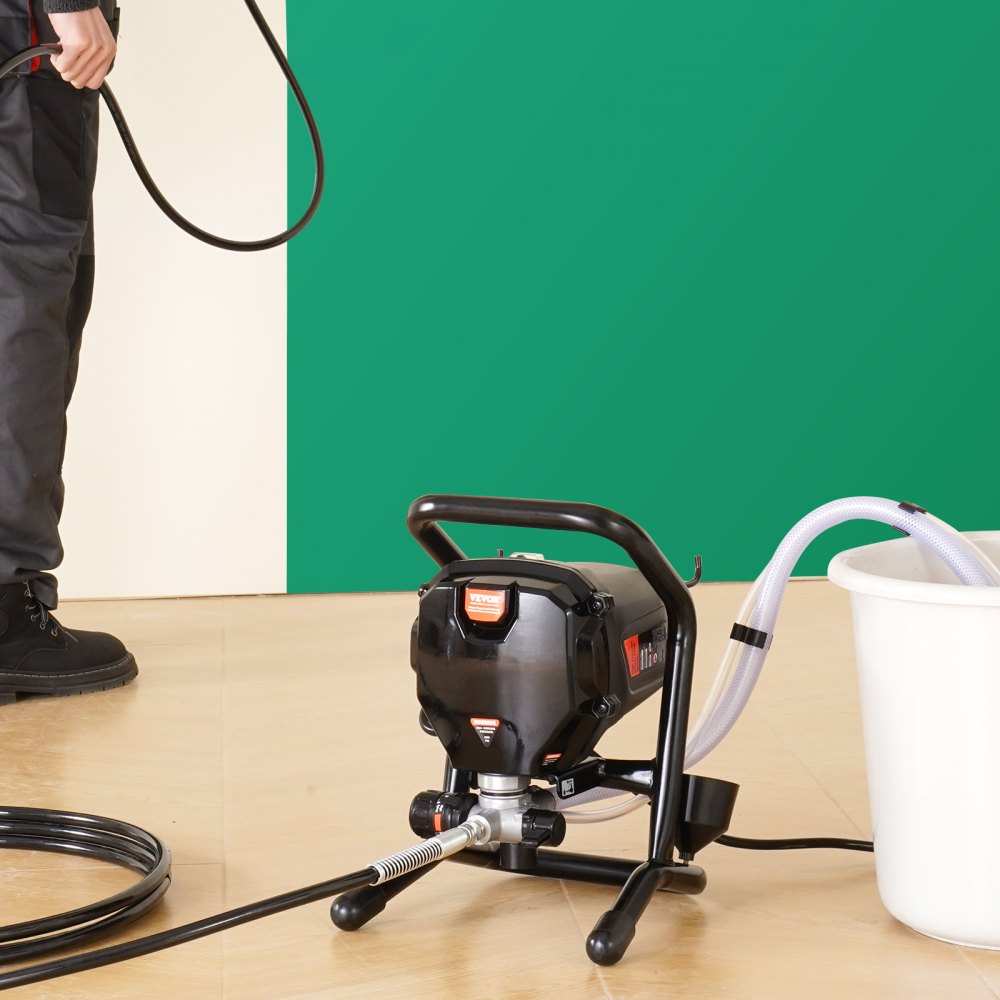 AMITOOLS Stand Airless Paint Sprayer, 3000PSI 750W Efficient Electric Airless Sprayer,for Home Interior and Exterior Furniture and Fences, Handheld Paint Sprayers, Fine and Even Painting Effect