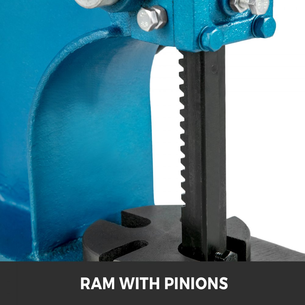 AMITOOLS Manual Arbor Press 1 Ton, Heavy Duty Arbor Press with 4-5/8 Inch Maximum Height, Manual Desktop Arbor Press Cast Iron Material, for Riveting Punching Holes