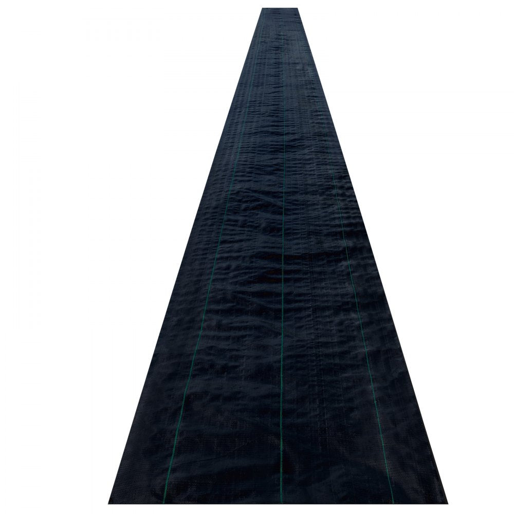 AMITOOLS 6FTx300FT Premium Weed Barrier Fabric Heavy Duty 3.2OZ, Woven Weed Control Fabric, High Permeability Good for Flower Bed, Geotextile Fabric for Underlayment, Polyethylene Ground Cover